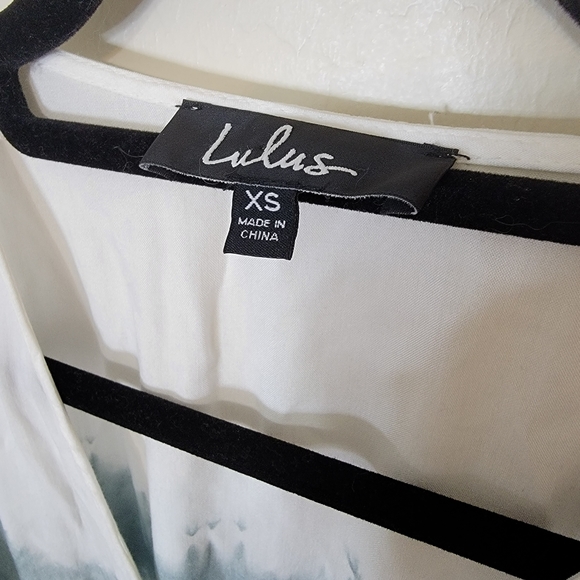 Lulus Tie Dye Maxi Dress Blue Extra Small - Picture 4 of 11